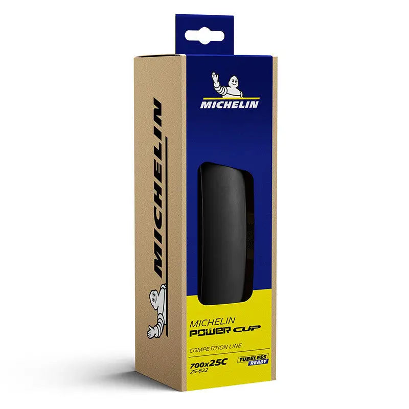 Cubierta Michelin Power Cup TLR Plegable Negra