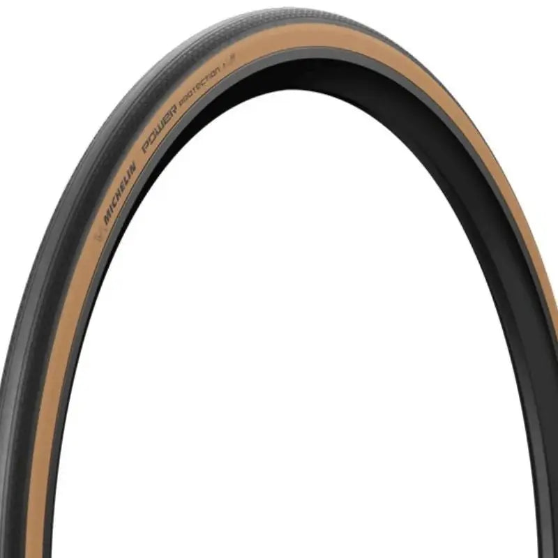 Cubierta Michelin Power Protection TS TLR Classic (32-622)-marrón Negra