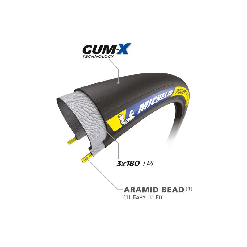 Cubierta Michelin Michelin Power Time Trial Negro