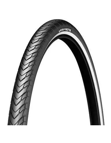 Cubierta Michelin Protek Banda Reflectante. Negra