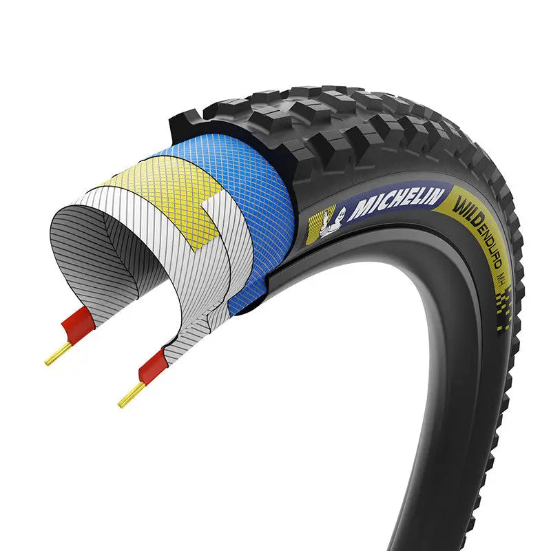 Cubierta Michelin Wild Enduro Mh Racing Line TS TLR Negro