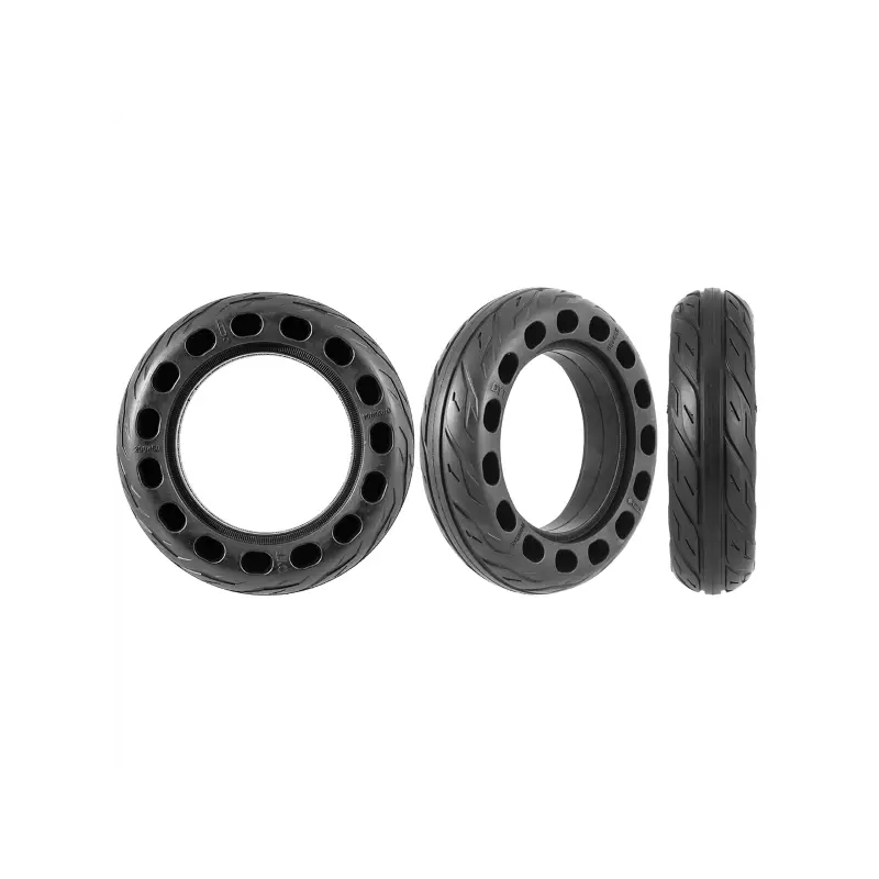Cubierta Mogo Patinete Maciza Perforada 200x50 Negro