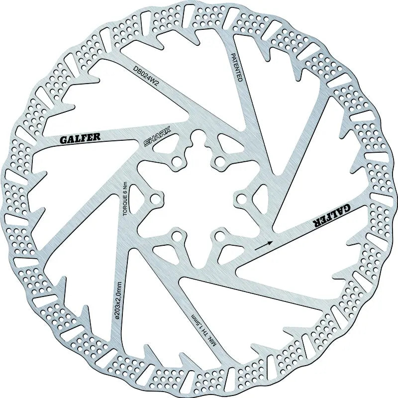 Disco Galfer X 2.0 mm 6 Tornillos