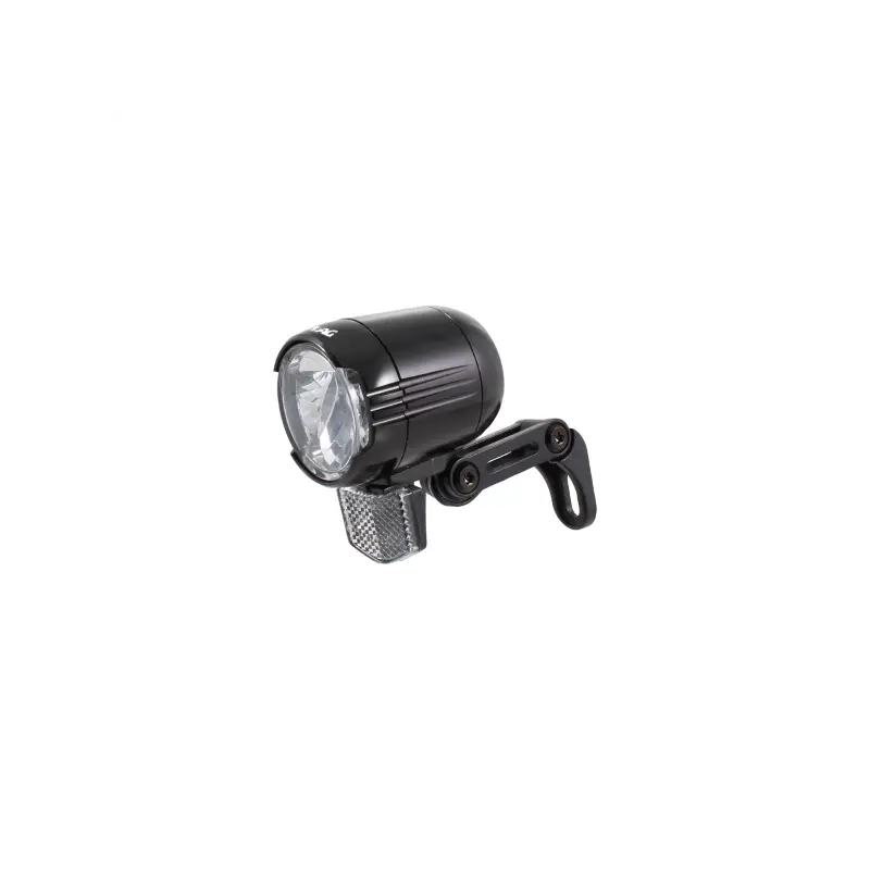 Faro Delantero Horquilla Metal Round Negro WAG
