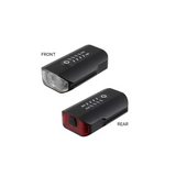 Faro Delantero Manillar-casco Wiki Negro USB WAG