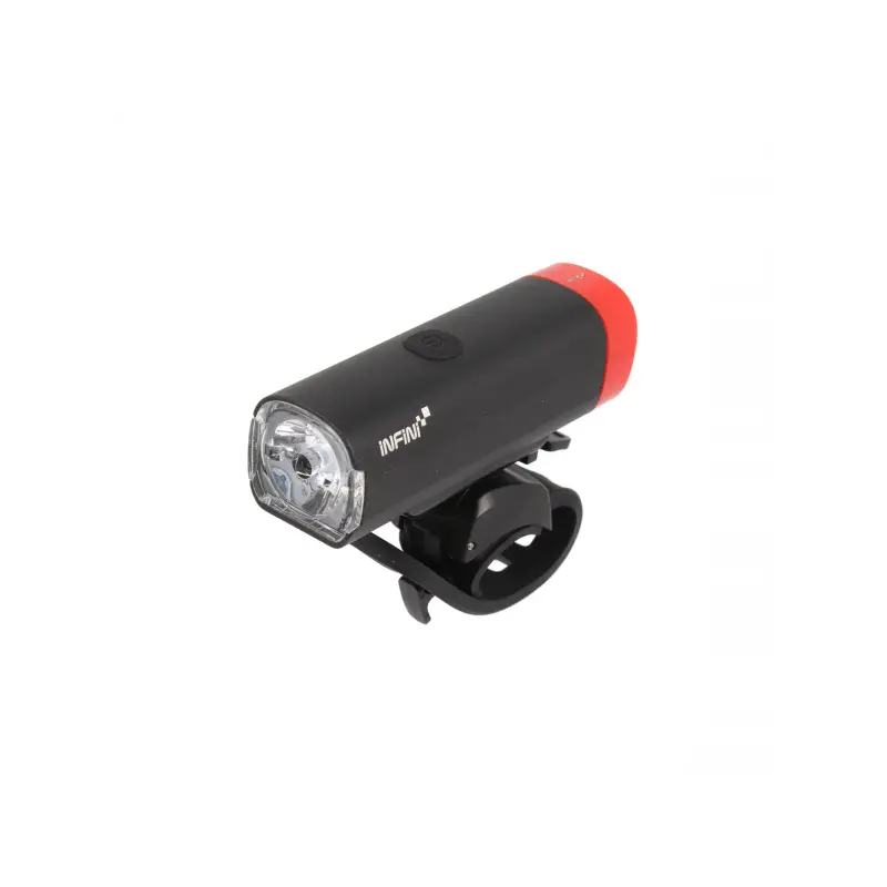 Faro Delantero Manillar Kor 800 Lumenes Negro Rojo Infini