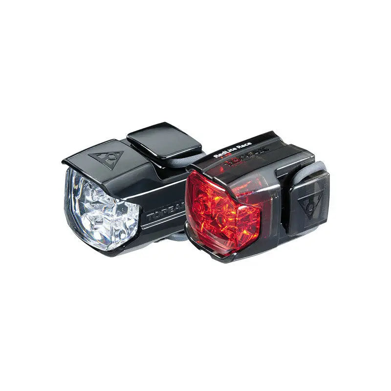 Faro Delantero+piloto Trasero Highlite Combo Race Negro Topeak