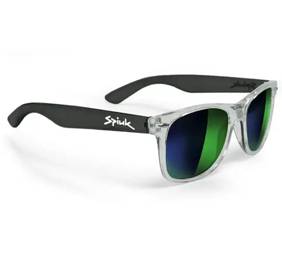 Gafa Ciclismo Spiuk Selfie Lente Espejo Verde Unisex Negro