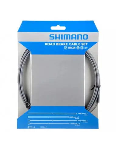 Juego Cables Freno-funda-topes Carreteraptfe Gris Shimano
