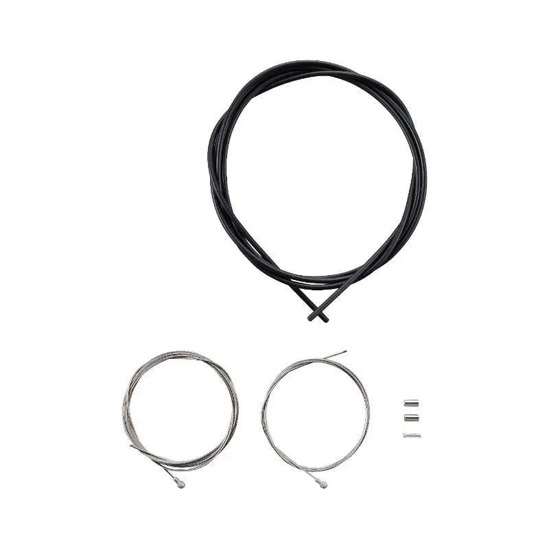 Juego Cables Freno y Fundas Sh Inox Carretera Negro Shimano