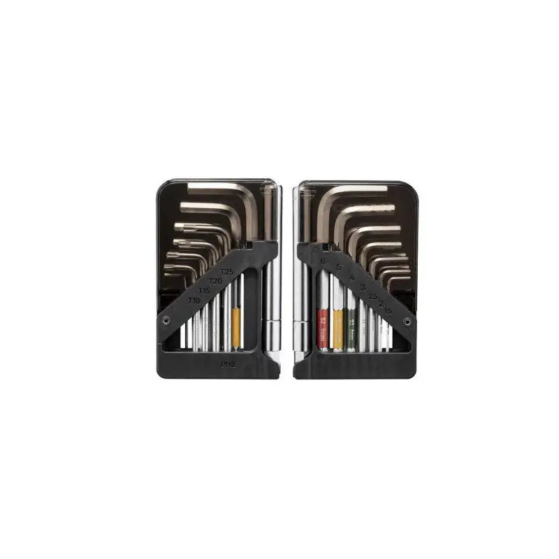 Juego Completo De Llaves Allen con Punta Esferica De 15 Funciones + Juegto De Llaves Torx Topeak