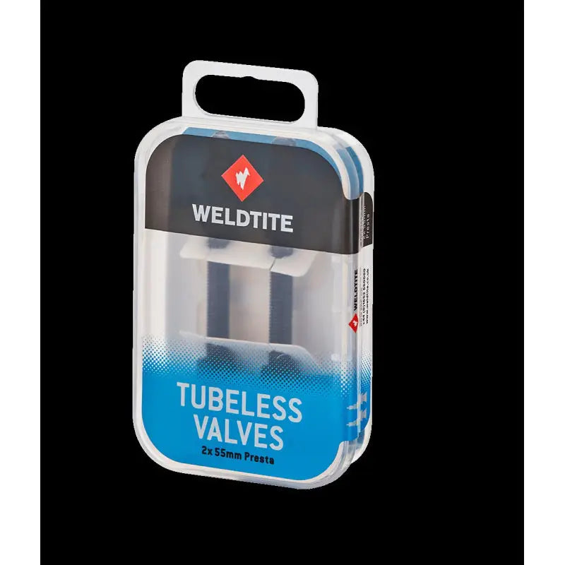 Juego De 2 Válvulas Tubeless Aluminio Negra 55MM Caja