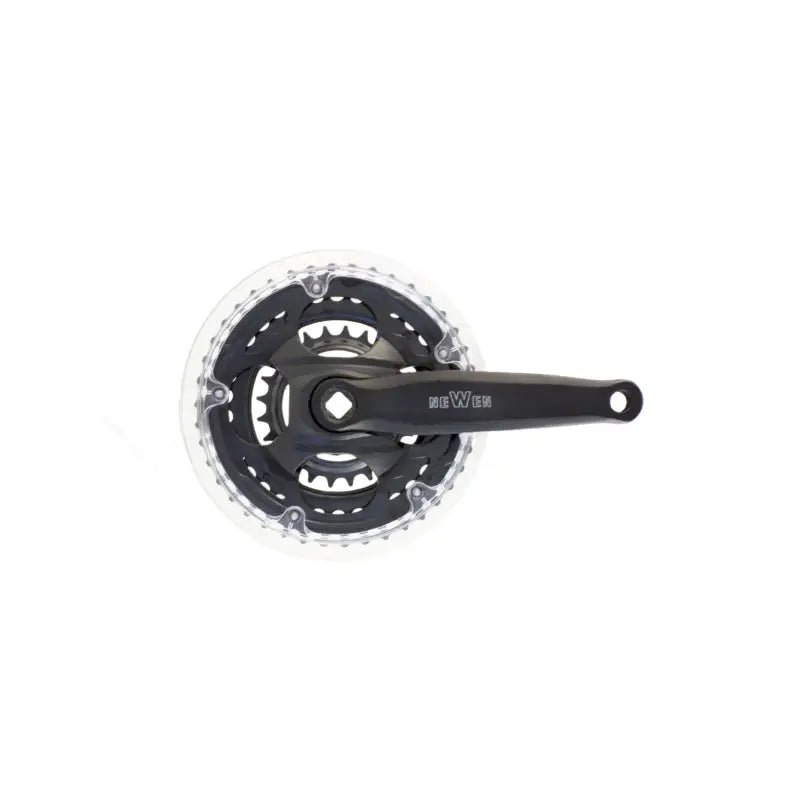 Juego De Bielas Easy 24-34-42 3x6-7-8V con Protector Acero 170MM Negro Oem