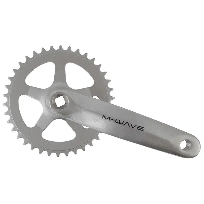 Juego De Bielas M-wave Single Speed M-wave 1X38D 170MM Plata