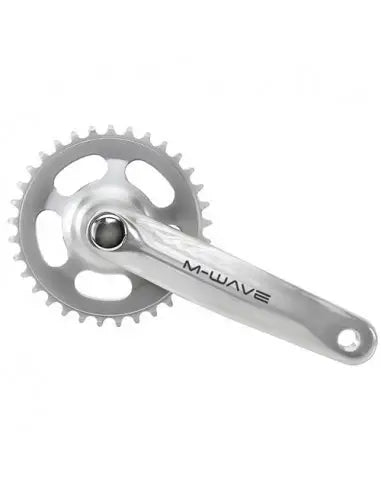 Juego De Bielas M-wave Single Speed M-wave 1X46D 170MM Plata