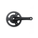 Juego De Bielas Prowheel 1X42D 170MM Aluminio Negro Cuadradillo
