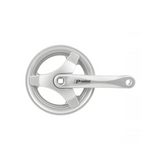 Juego De Bielas Prowheel 1X42D 170MM C-protector Cadena Plata