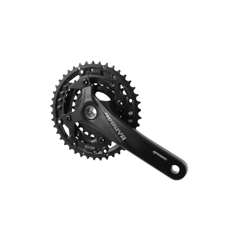 Juego De Bielas Prowheel ZEPHYR-651 3X10V 42-32-24 10V 170MM Negro Cuadradillo