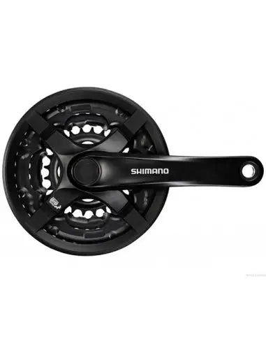 Juego De Bielas Shimano FC-TY501 42-34-24D 170MM con Protector 6-7-8V