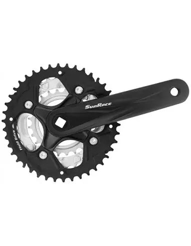 Juego De Bielas SunRace SunRace 170MM FCM500 7-8V 42-34-24 con Protector