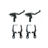 Juego Frenos V-brake Bl+ Br WAG 2 Puentes + 2 Manetas