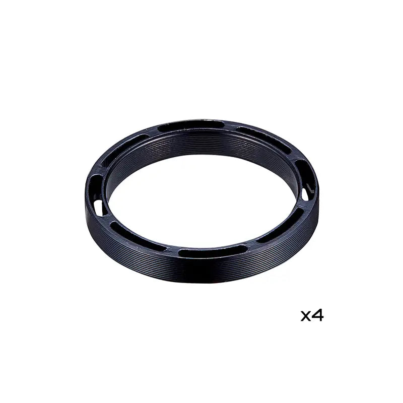 Kit 4 Arandelas Direccion Supacaz 5 mm 1 1/8""" Negro * Aluminio Cnc