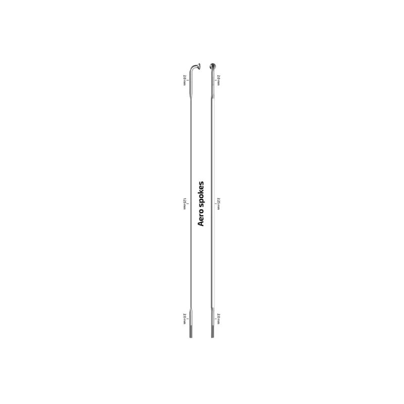 Kit 4 Radios CX-SPRINT Inox Rectos Negros