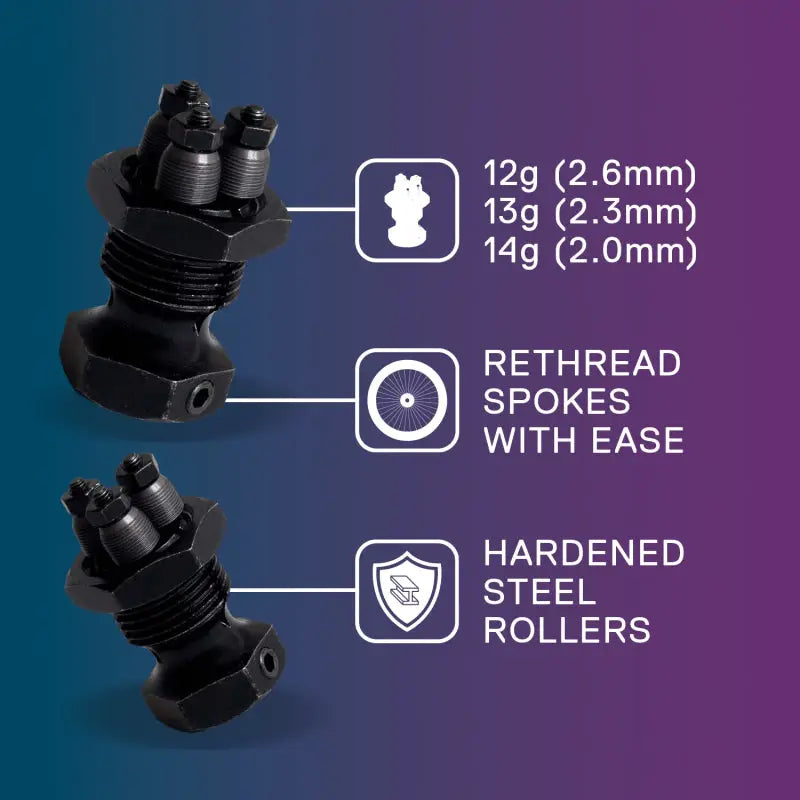 Kit Cabezal para Laminadora Roscas Radios 13G-2.3MM