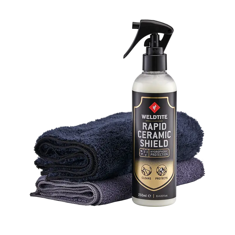 Kit De Protección Cerámica Rápida Weldtite 250 ml (incluidos Dos Paños De Microfibra)