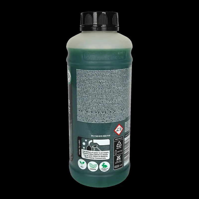 Limpiabicis Super Concentrado Ultra Potente 1 L para Rellena 10 Botes De 1 L Limpiabicis Weldtite