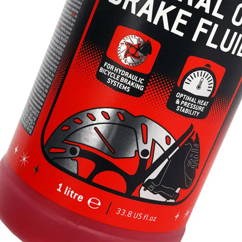 Líquido De Frenos Aceite Mineral Rojo 1 L Weldtite
