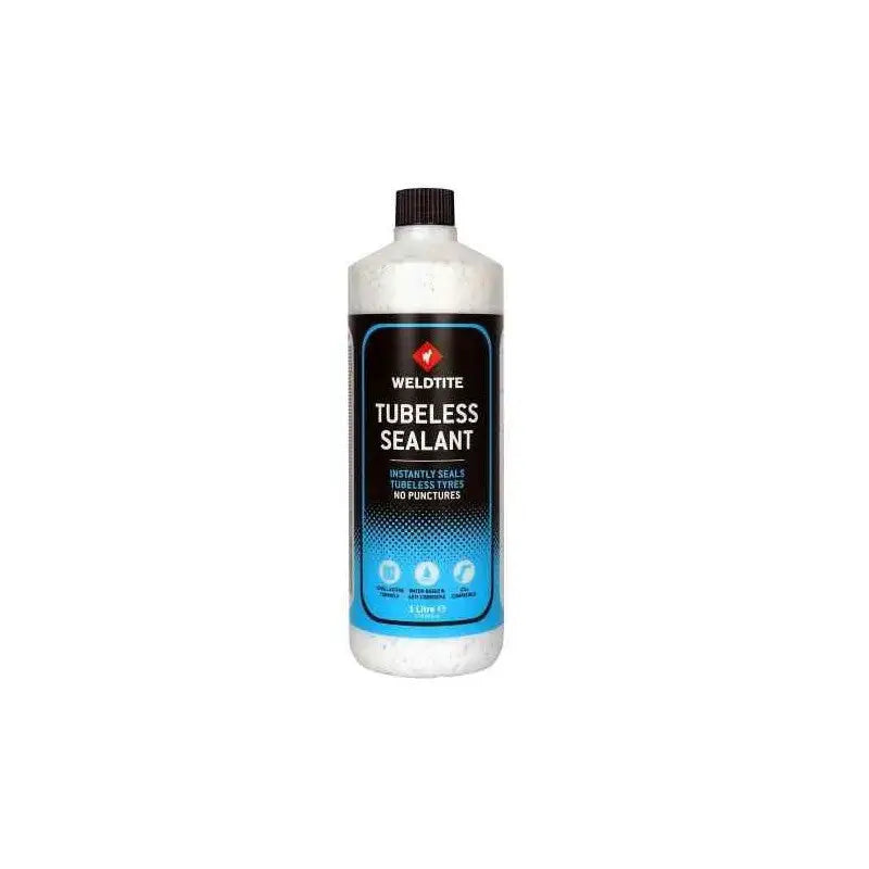 Líquido Sellante Antipinchazos para Tubeless 1 L Super Premium con Virutas De Caucho Weldtite