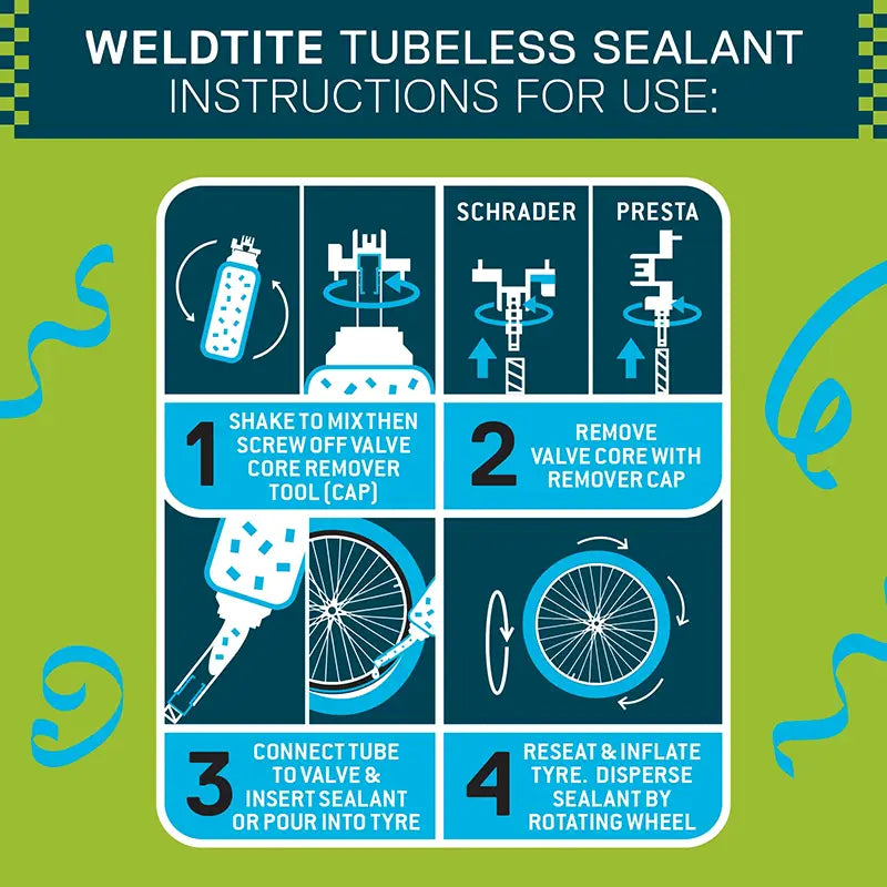 Líquido Sellante Antipinchazos para Tubeless 5 L Weldtite