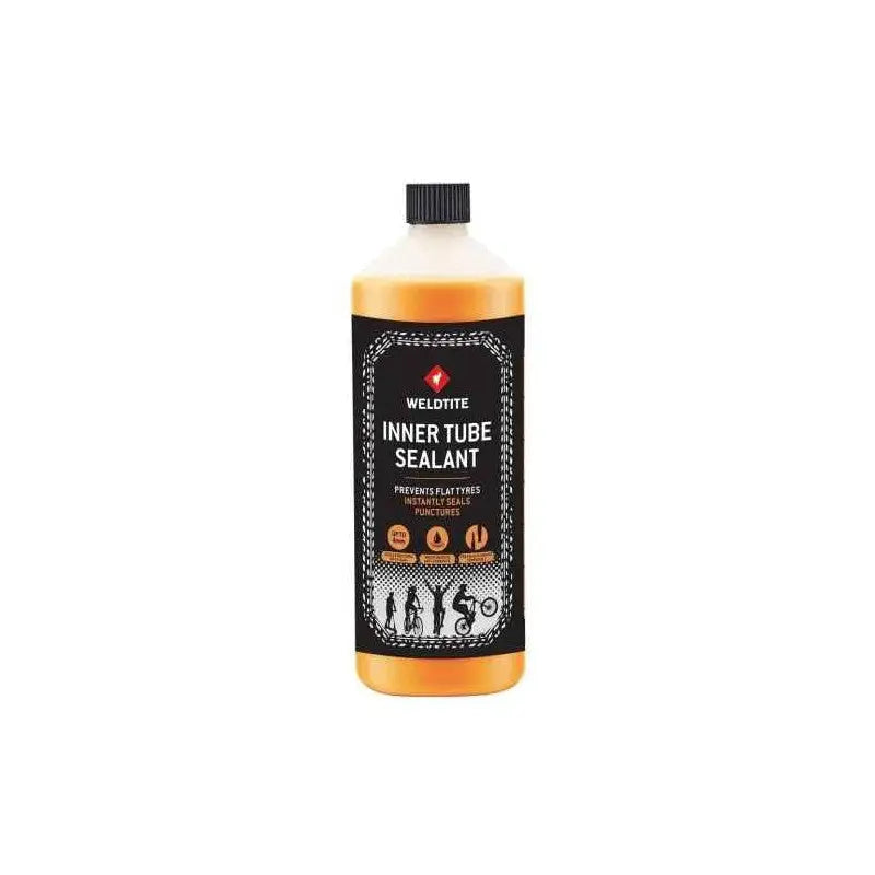 Liquido Sellante Premium Weldtite 1 L para Camaras con Demonta Válvulas + Tubo para Relleno