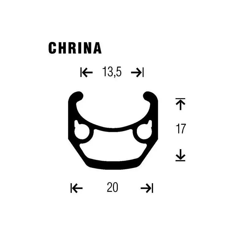 Llanta Chrina 700 Pulida 32 Gurpil