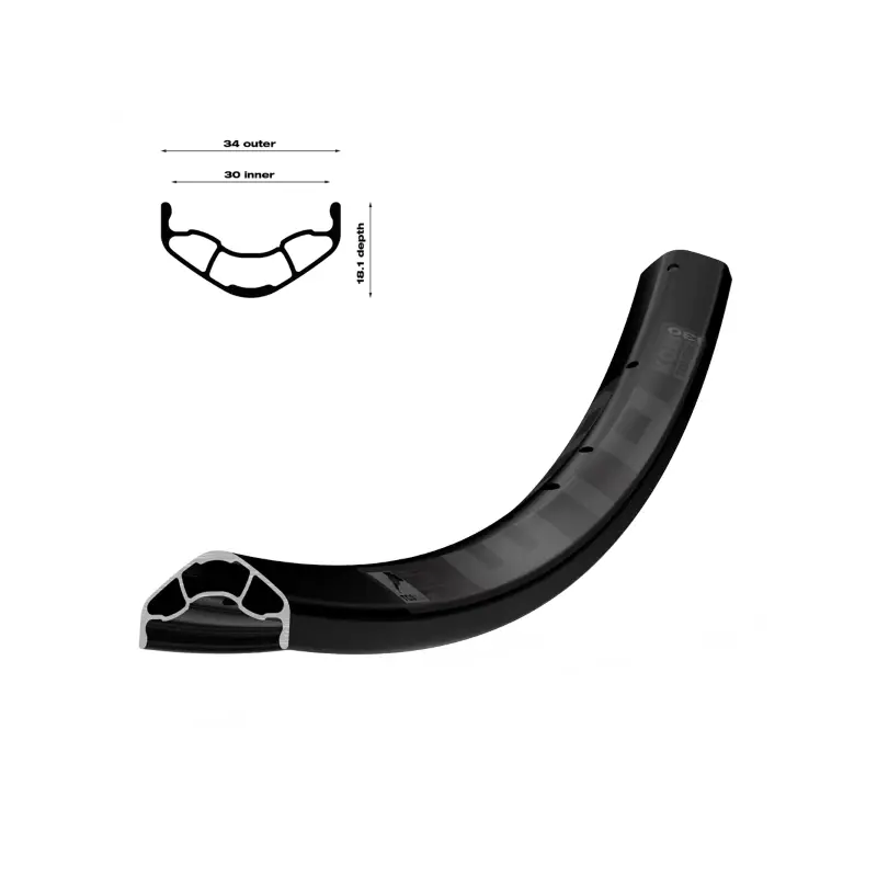Llanta Disco 29" Wtb Kom Tough I30 TLR 32T Negra