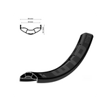 Llanta Disco 29" Wtb Kom Tough I35 TLR 32T Negra