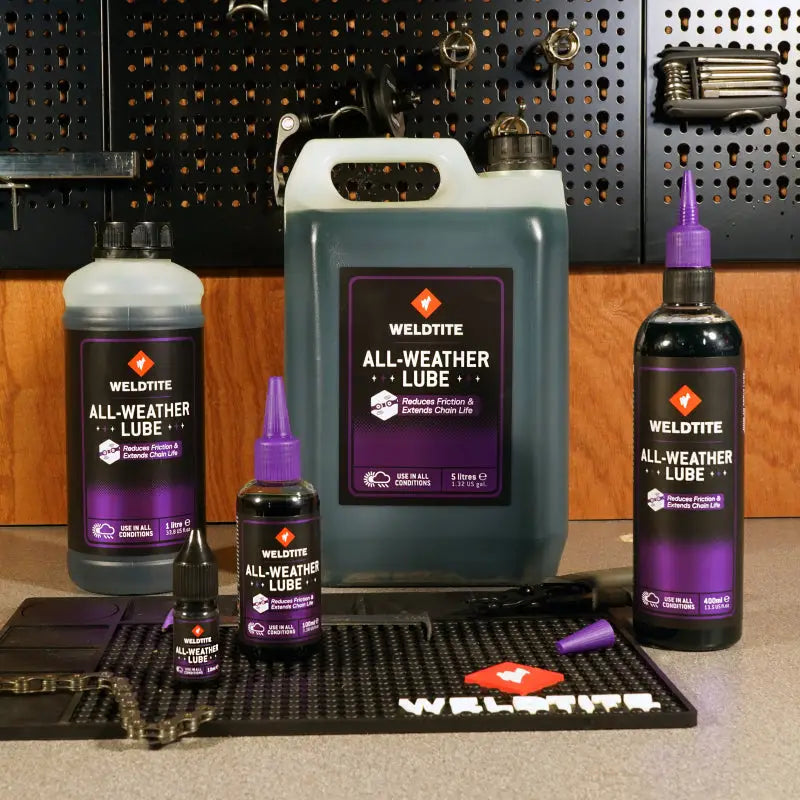 Lubricante All Weather, Bote 1 L Sin Ptfe (+35% Vida Util De La Cadena) Weldtite