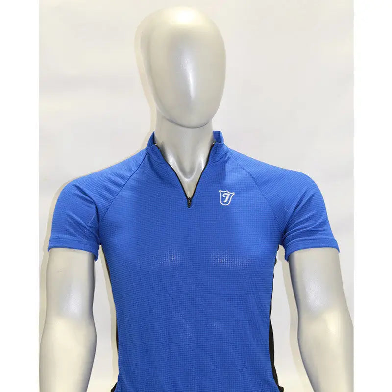 Maillot Manga Corta Liso Jaime Llorente - Color: Azul - Talla: S