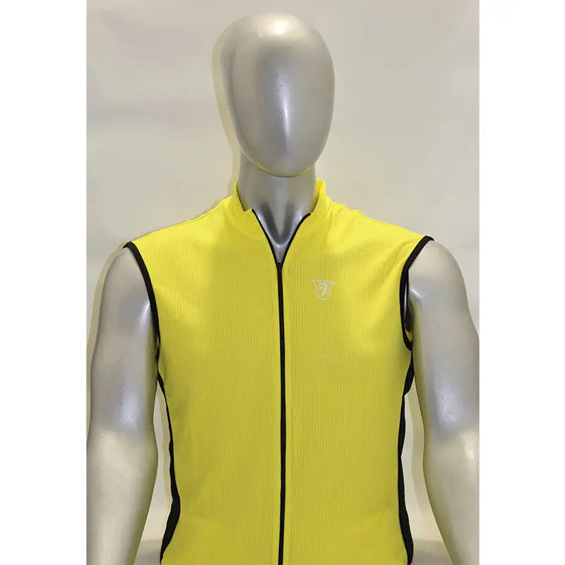 Maillot /mangas Cremallera Entera Xxl Jaime Llorente - Color: Amarillo - Talla: S