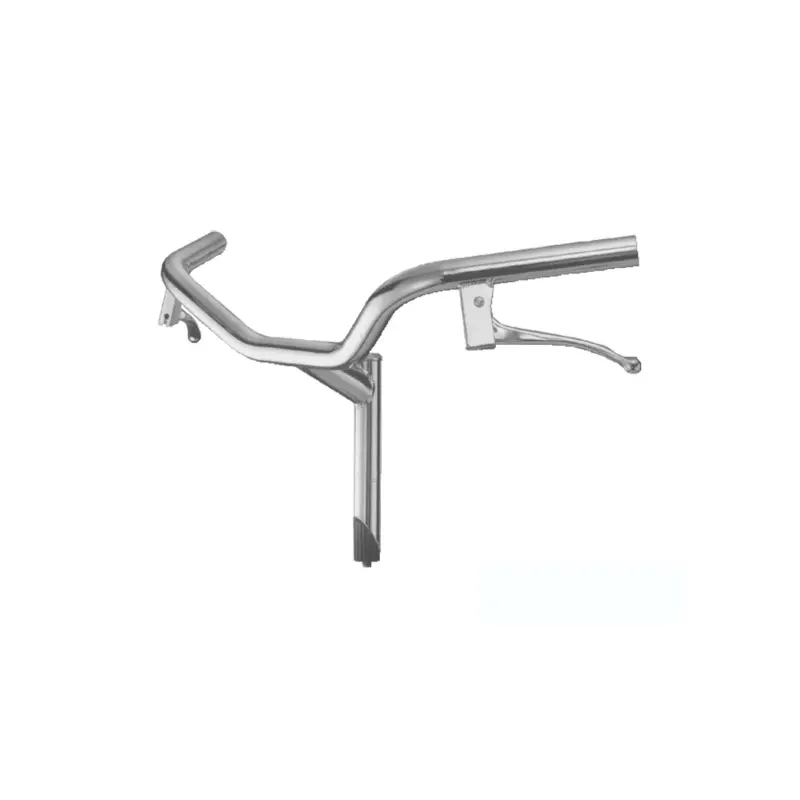 Manillar Paseo Holanda 22.2 mm C/manetas y Potencia Acero Cromo Easy