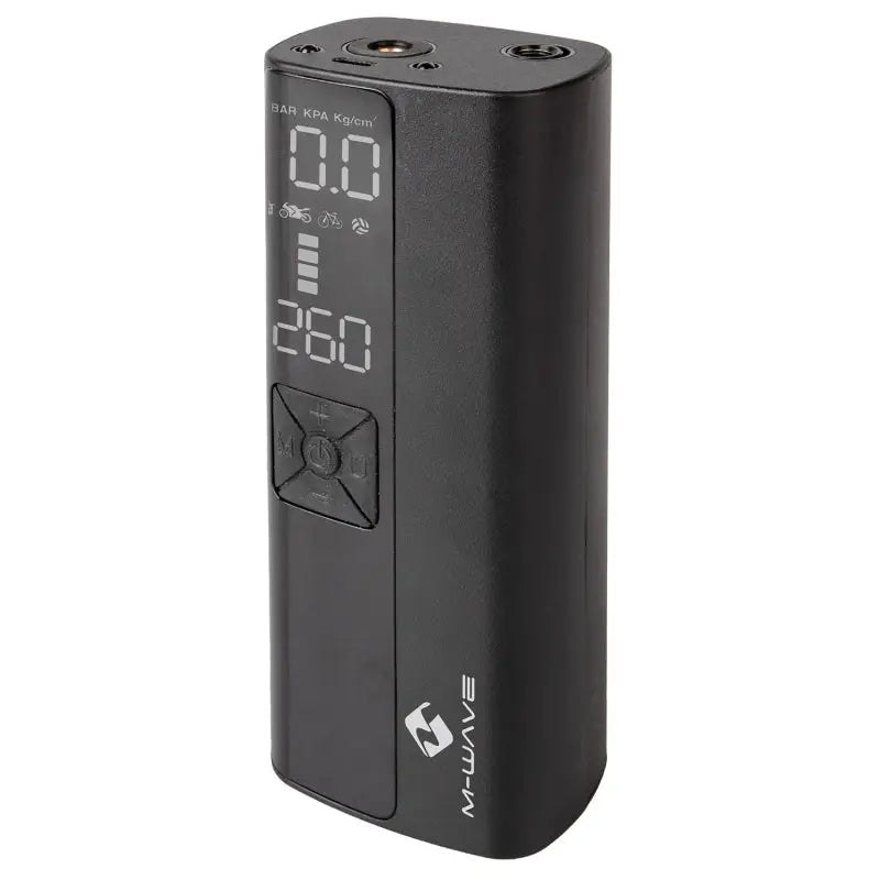 Mini Compresor Electrico con Bateria 150PSI-10 Bar para Coche-moto-bici-balones M-wave