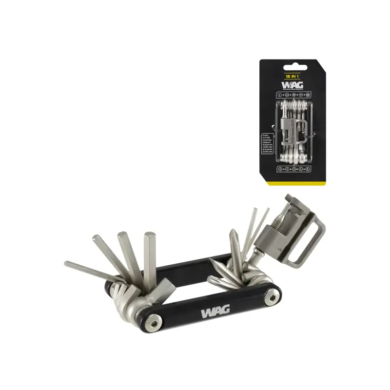 Multiherramienta 15 Funciones 1 C-troncha WAG (8.6,5.4,3.2.5.2 mm)