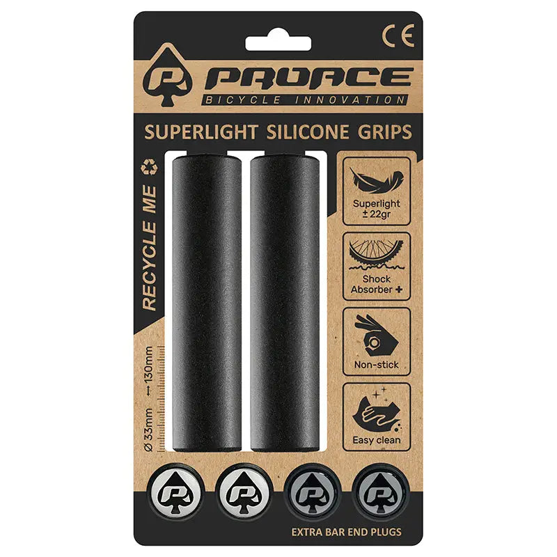 Par Puños Proace Silicona Superlight Negros