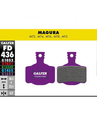 Pastillas Fd E-BIKE Magura MT2-4-6-8 Galfer Galfer Bike