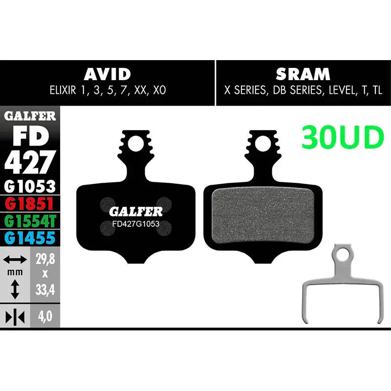 Pastillas Fd (pack 30 Pares) FD427 P1053 Galfer Galfer Bike