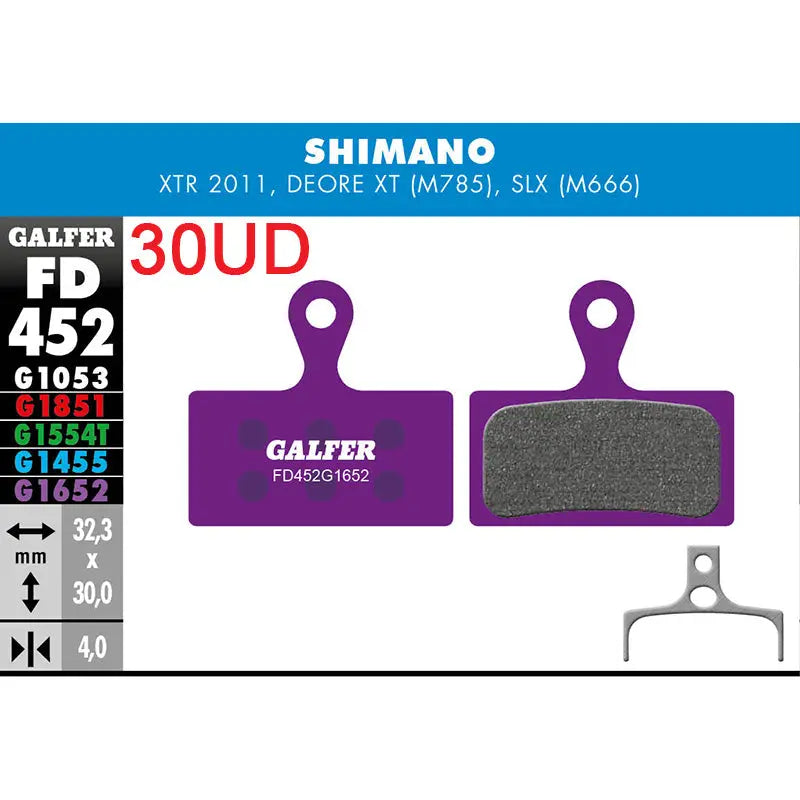 Pastillas Fd (pack 30 Pares) FD452 G1652 Galfer Galfer Bike