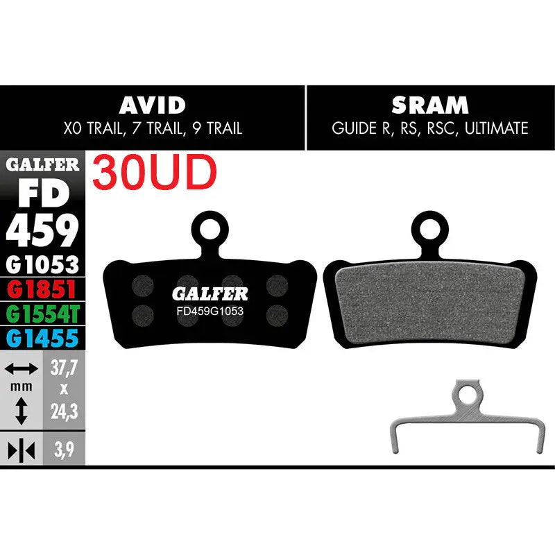 Pastillas Fd (pack 30 Pares) FD459 G1053 Galfer Galfer Bike