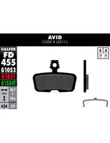 Pastillas Fd Std Avid Code R (2011-) Galfer Galfer Bike