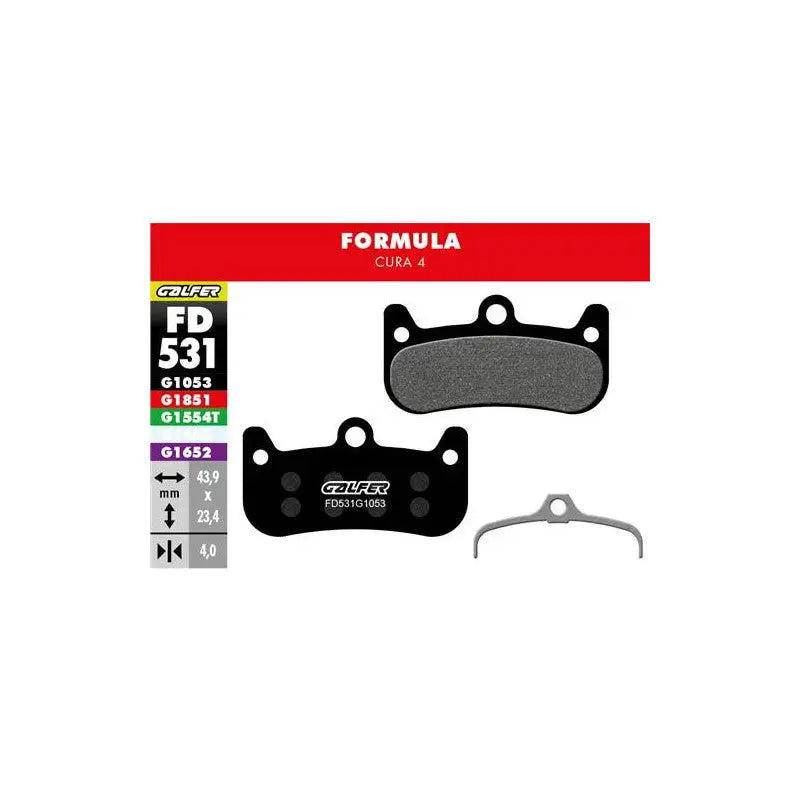 Pastillas Fd Std Cura 4 Galfer Bike